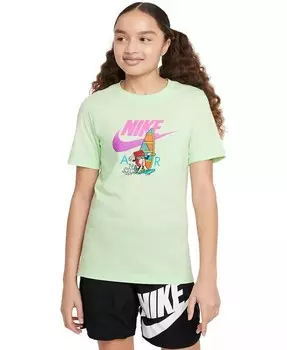 Спортивная футболка для больших детей Nike, зеленый