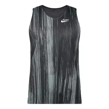 Спортивная футболка dri-fit men's sleeveless basketball top black Nike, черный