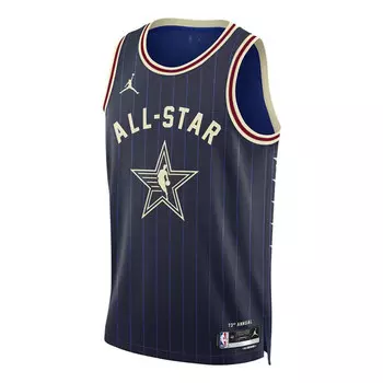 Спортивная футболка dri-fit nba all-star weekend essential swingman jersey 'tyrese haliburton' Air Jordan, синий
