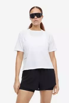 Спортивная футболка DryMove H&M, белый