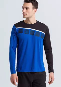 Спортивная футболка erima 5 C Longsleeve, новый королевский/черный/белый