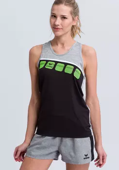 Спортивная футболка erima 5 C Tanktop, черный