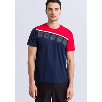 Спортивная футболка Erima, цвет baltikblau/navyblau/rot