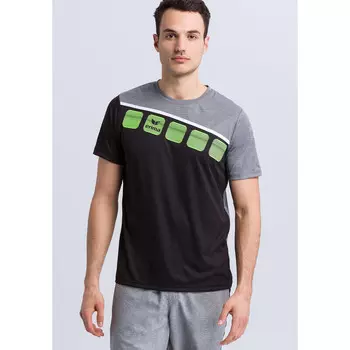 Спортивная футболка Erima, цвет schwarz/schwarz/grau