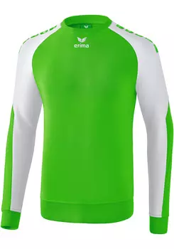 Спортивная футболка erima Essential 5 C Sweatshirt, цвет green/weiss