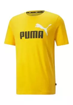 Спортивная футболка ESS With LOGO Puma, желтый