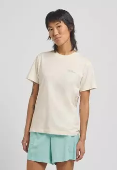 Спортивная футболка ESSENTIAL Jack Wolfskin, кремовый
