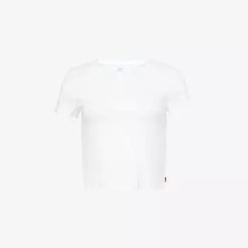 Спортивная футболка Essential Levis хлопковая, белый