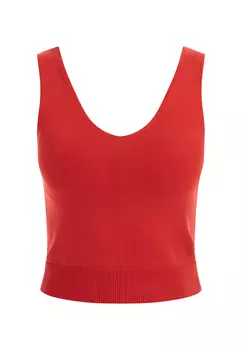 Спортивная футболка faina Strick Tank Top, красный