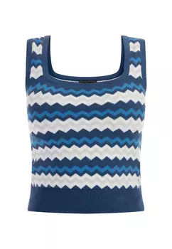 Спортивная футболка faina Strick Tank Top, синий