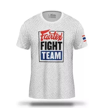 Спортивная футболка Fairtex TST260, размер XL, белый/синий