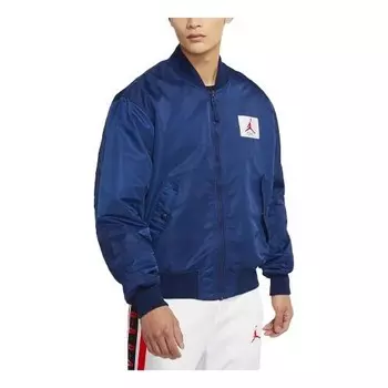 Спортивная футболка flight printing logo reversible baseball uniform blue Air Jordan, синий