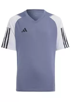 Спортивная футболка FUSSBALL TEAMSPORT adidas, сине-серый