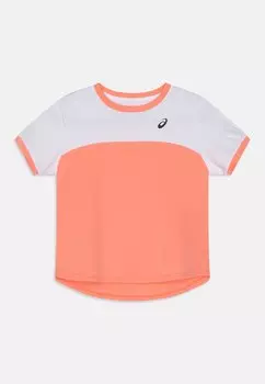 Спортивная футболка Girls Tennis ASICS, цвет guava/brilliant white