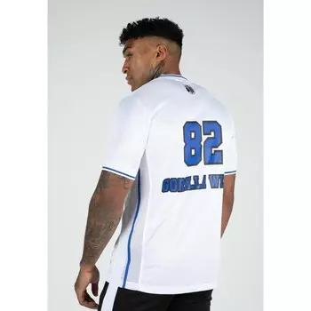 Спортивная футболка Gorilla Wear, цвет weiss/blau/blau