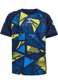 Спортивная футболка GRAPHIC UNIVERSE Hummel, синий