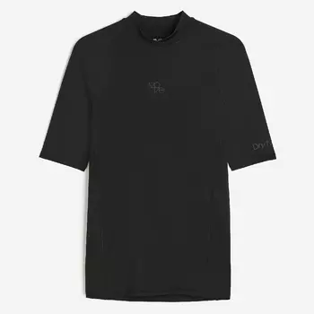 Спортивная футболка H&M DryMove Muscle Fit, черный