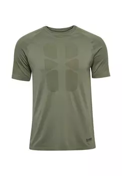 Спортивная футболка HMLHIIT SEAMLESS Hummel, зеленый