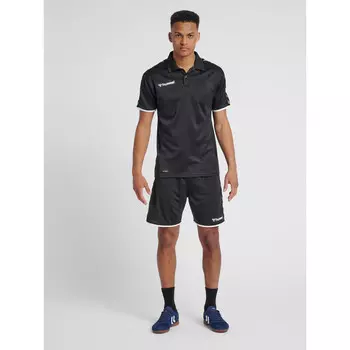 Спортивная футболка Hummel, черный/белый