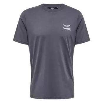 Спортивная футболка Hummel, цвет asphaltblau/schwarz/schwarz