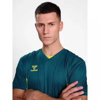 Спортивная футболка Hummel, цвет atlantikblau/blau/gelb