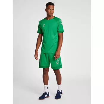 Спортивная футболка Hummel, цвет smaragdgrn/grn/grn
