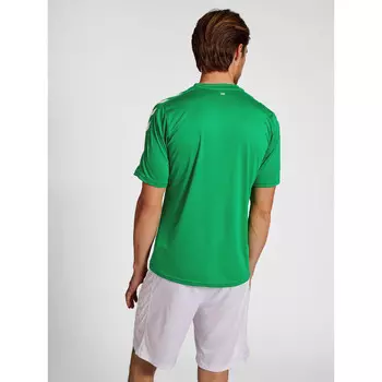 Спортивная футболка Hummel, цвет smaragdgrn/weiss/weiss