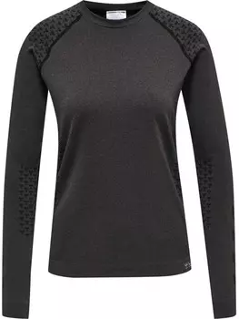 Спортивная футболка Hummel L/S Hmlci Yoga Damen, цвет black melange