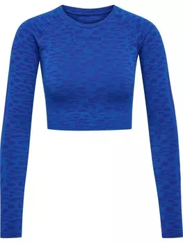 Спортивная футболка Hummel L/S Hmlmt Yoga Damen, цвет olympian blue/sodalite blue me