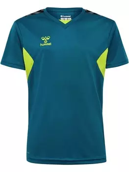 Спортивная футболка Hummel Performance Authentic, цвет Petrol/Kiwi