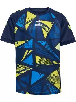 Спортивная футболка Hummel Performance GRAPHIC UNIVERSE, цвет mottled blue