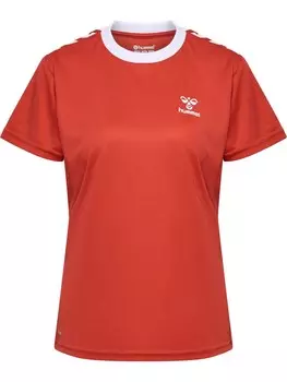 Спортивная футболка Hummel Performance Staltic Poly, цвет Fire red