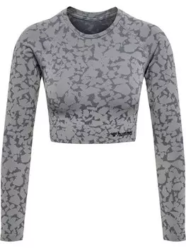 Спортивная футболка Hummel, пятнистый серый