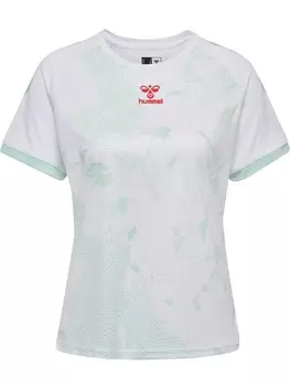 Спортивная футболка Hummel S/S Hmlgraphic Multisport Damen, цвет soothing sea