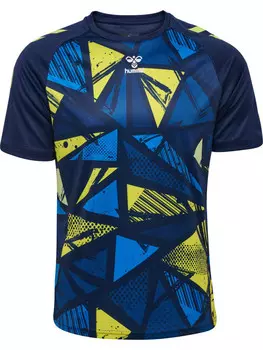 Спортивная футболка Hummel S/S Hmlgraphic Multisport Herren, синий