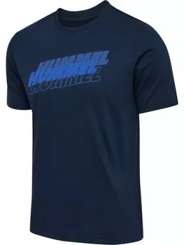 Спортивная футболка Hummel S/S Hmlgraphic Multisport Herren, цвет dress blues
