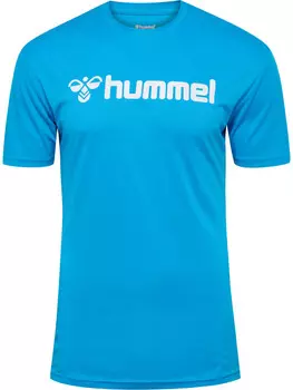 Спортивная футболка Hummel S/S Hmllogo Multisport Erwachsene, цвет diva blue