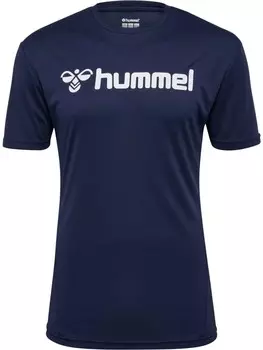 Спортивная футболка Hummel S/S Hmllogo Multisport Erwachsene, синий