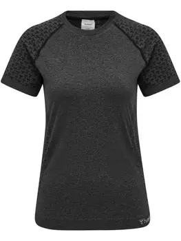 Спортивная футболка Hummel S/S Raglanrmel Hmlci Yoga Damen, цвет black melange