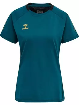 Спортивная футболка Hummel S/S Raglanrmel Hmlcima Multisport Damen, цвет blue coral