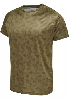 Спортивная футболка Hummel, зеленый