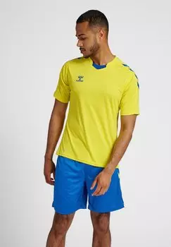 Спортивная футболка Hummel, желтый неон
