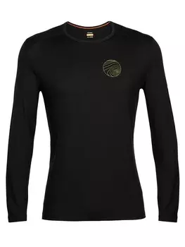 Спортивная футболка ICEBREAKER Performance 200 Oasis Alps 3D, черный