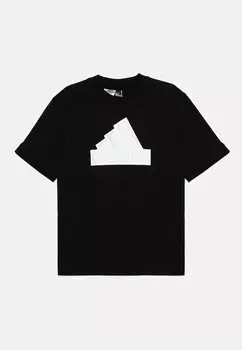 Спортивная футболка Icons Logo Adidas, цвет black/white