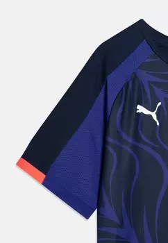 Спортивная футболка INDIVIDUALLIGA GRAPHIC JR UNISEX Puma, темно-синий