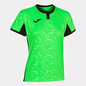 Спортивная футболка Joma, цвет azurblau/schwarz/fluoreszierendes grn
