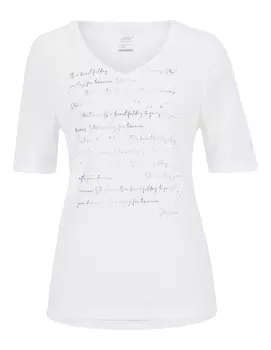 Спортивная футболка Joy Sportswear V Neck Shirt ARIA, цвет white print