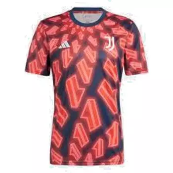 Спортивная футболка juventus pre-match jersey 'red black' Adidas, красный