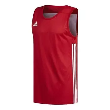 Спортивная футболка knitted breathable basketball vest men 'red white' Adidas, красный