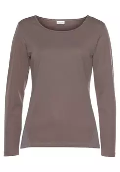 Спортивная футболка Lascana Active, коричневый